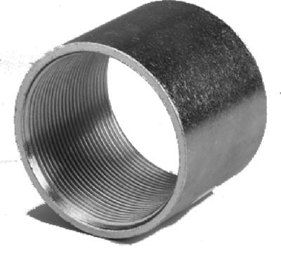 Halex 64020 Rigid Conduit Coupling, 2 in Threaded, 2.65 in OD, Steel, Galvanized
