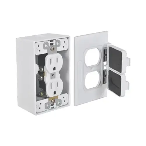 White Duplex Outlet Kit White Duplex Outlet Kit