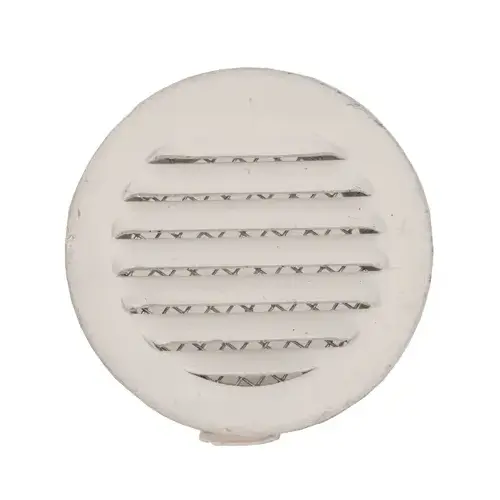 Circle Vent, Metal Color, 3-In - pack of 6 Clear