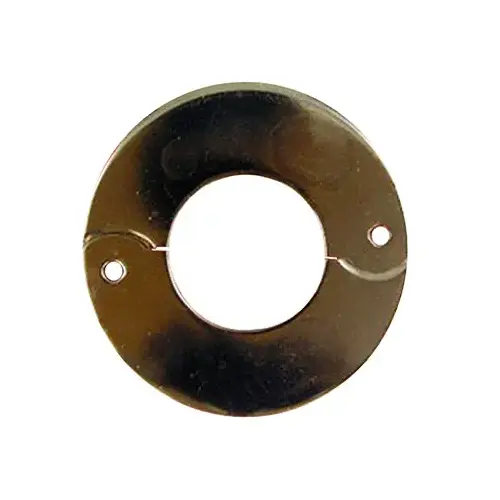 Floor & Ceiling Split Flange, Chrome Plated Brass, For 1-1/4 In. Iron Pipe