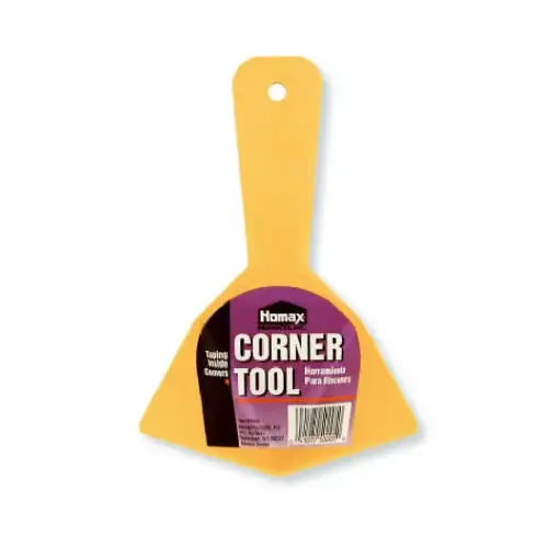 EZ-SEAMER Series Corner Tool, Plastic Blade, Straight End Blade, Polypropylene Handle