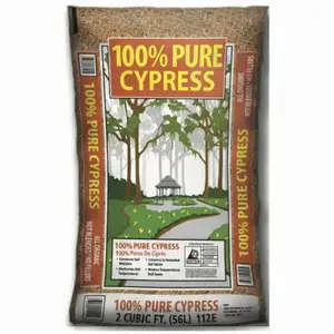 100% Pure Cypress 112E Premium Cypress Mulch, 2 Cu. Ft.
