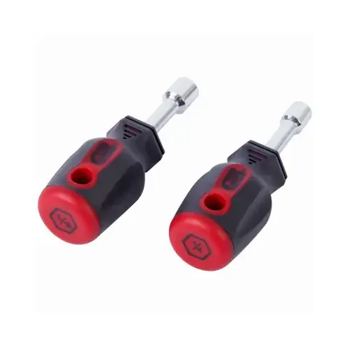 2-Pc. Stubby Nut Driver Set, 1/4 and 5/16-In. 2-Pc. Stubby Nut Driver Set, 1/4 and 5/16-In.