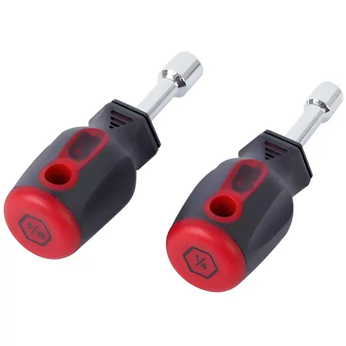 2-Pc. Stubby Nut Driver Set, 1/4 and 5/16-In. 2-Pc. Stubby Nut Driver Set, 1/4 and 5/16-In.