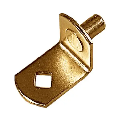 Shelf Support, Brass-Colored Steel - pack of 100 Shelf Support, Brass-Colored Steel - pack of 100