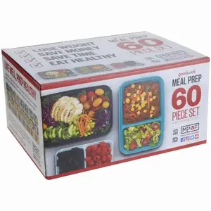 BRADSHAW INTERNATIONAL 10830 Good Cook Meal Prep Set, 60-Pc.