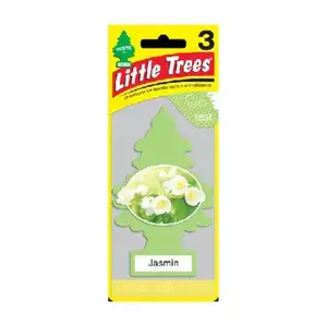 Little Trees U3S-32033 Car Air Fresheners, Jasmin - pack of 3
