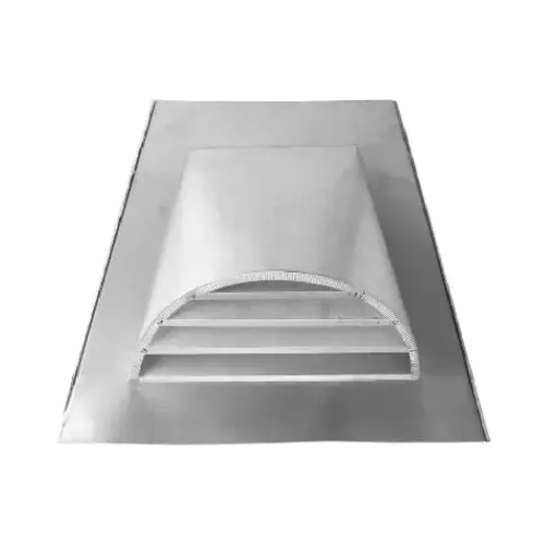 24 x 12-In. Galvanized Steel Roof Dormer Vent, Half-Round Gray 24 x 12-In. Galvanized Steel Roof Dormer Vent, Half-Round Gray