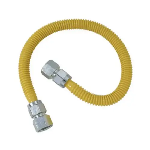 ProCoat Series Gas Connector, 3/4 x 3/4 in, Stainless Steel, 48 in L ProCoat Series Gas Connector, 3/4 x 3/4 in, Stainless Steel, 48 in L