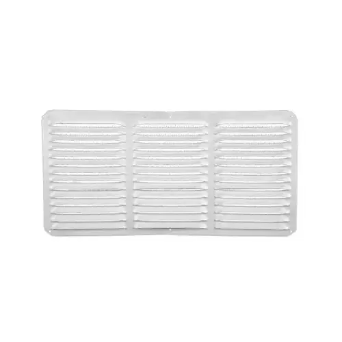 ol Cornice Vent, 8 in L, 16 in W, 65 sq-ft Net Free Ventilating Area, Aluminum, White - pack of 12