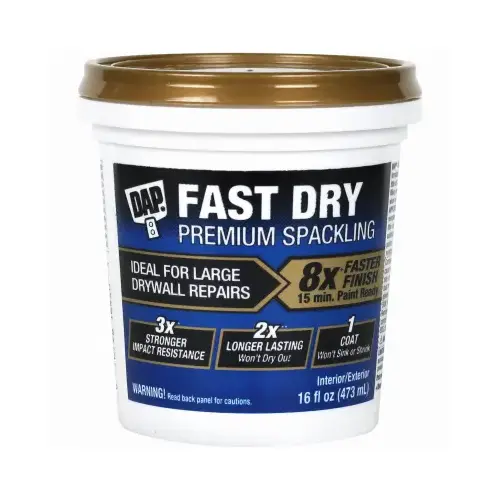Fast Dry Spackling, Off-White, 16 fl-oz Fast Dry Spackling, Off-White, 16 fl-oz