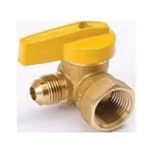 7701G Series Gas Ball Valve, 15/16 x 3/4 in Connection, Flare x FPT, 200 psi Pressure, Manual Actuator Chrome 7701G Series Gas Ball Valve, 15/16 x 3/4 in Connection, Flare x FPT, 200 psi Pressure, Manual Actuator Chrome