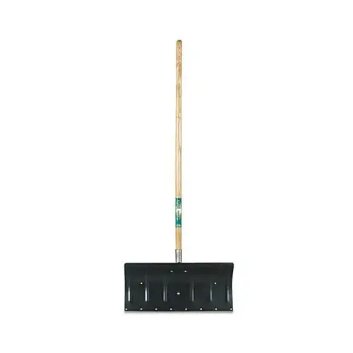 Arctic Blast 24-In. Aluminum Snow Pusher With Wood Handle Arctic Blast 24-In. Aluminum Snow Pusher With Wood Handle