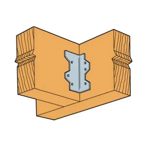 ZMax 5 In. Galvanized Steel 16 ga Reinforcing L-Angle ZMax 5 In. Galvanized Steel 16 ga Reinforcing L-Angle