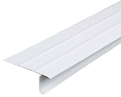 AMERIMAX HOME PRODUCTS 5505400120 Drip Edge, Aluminum, White, 2.43