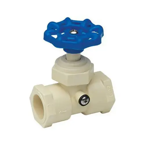Stop and Waste Valve, 3/4 in Connection, Compression, 100 psi Pressure, CPVC Body Stop and Waste Valve, 3/4 in Connection, Compression, 100 psi Pressure, CPVC Body