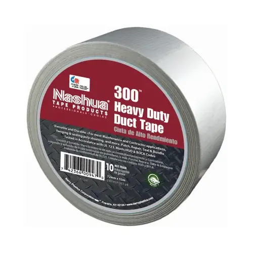Duct Tape 2.83" W X 60.1 yd L Silver Silver - pack of 16 Duct Tape 2.83" W X 60.1 yd L Silver Silver - pack of 16