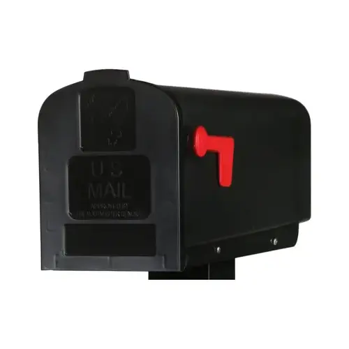 Mailbox Gibraltar es Parsons Classic Plastic Post Mount Black Powder Coated Mailbox Gibraltar es Parsons Classic Plastic Post Mount Black Powder Coated