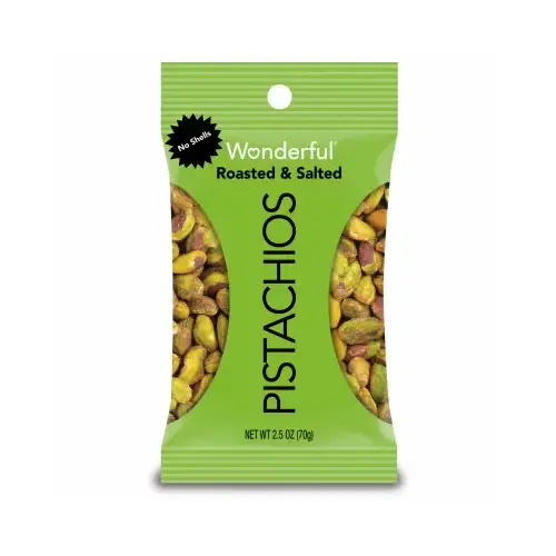 2.5OZ NoShellPistachios - pack of 8 2.5OZ NoShellPistachios - pack of 8