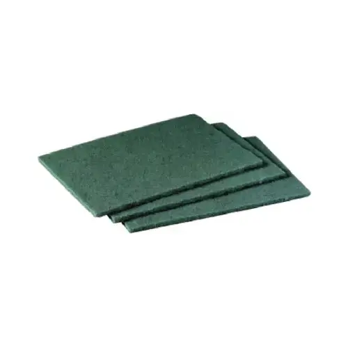 Scouring Pad, Green, General Purpose, Commercial, 6 x 9-In. - pack of 20 Scouring Pad, Green, General Purpose, Commercial, 6 x 9-In. - pack of 20