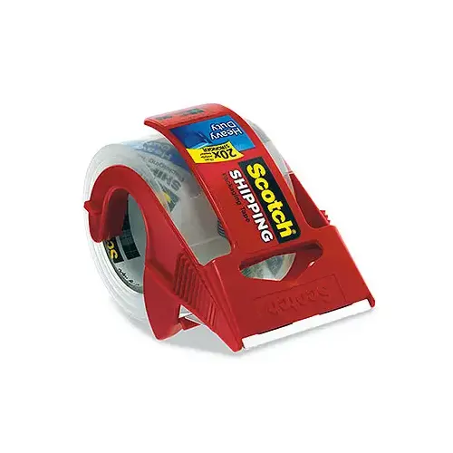 Packaging Tape, 800 in L, 1.88 in W, Acetate Backing, Clear