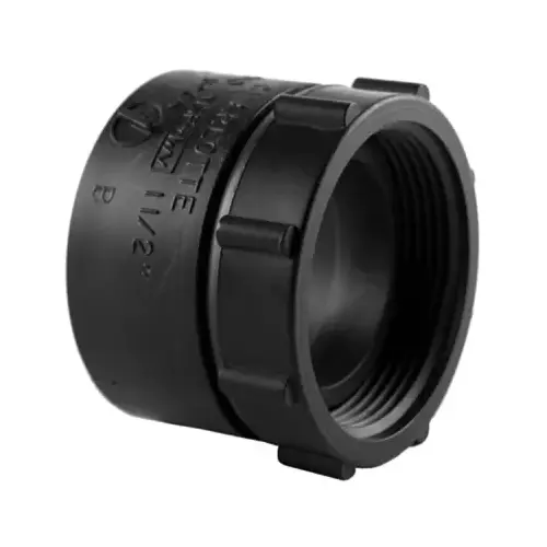 Swivel Tray Plug Adapter 1-1/2" Hub X 1-1/2" D FPT ABS Black Swivel Tray Plug Adapter 1-1/2" Hub X 1-1/2" D FPT ABS Black