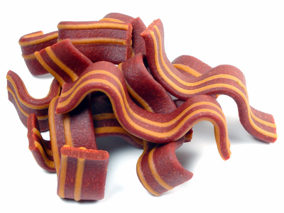 Sunshine Mills 07110 Dog Treats, Bacon Strips, 30-oz. Tub