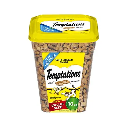 Temptations Cat Treats, Tasty Chicken, 16-oz. Temptations Cat Treats, Tasty Chicken, 16-oz.