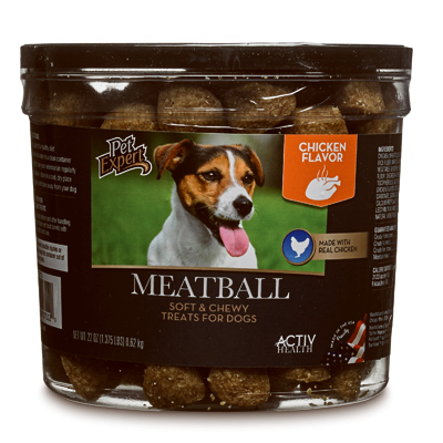 Sunshine Mills 07112 Dog Treats, Chicken Meatballs, 22-oz.