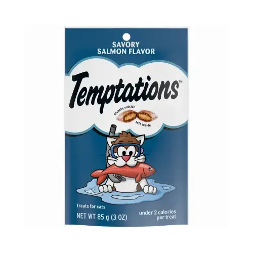 Temptations Cat Treats, Savory Salmon, 3-oz. Temptations Cat Treats, Savory Salmon, 3-oz.