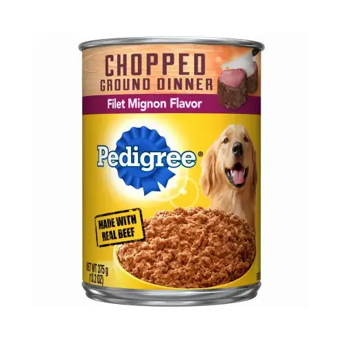 Traditional Chopped Ground Dinner Filet Mignon Flavor Adult Wet Dog Food, 13.2 Oz. Traditional Chopped Ground Dinner Filet Mignon Flavor Adult Wet Dog Food, 13.2 Oz.