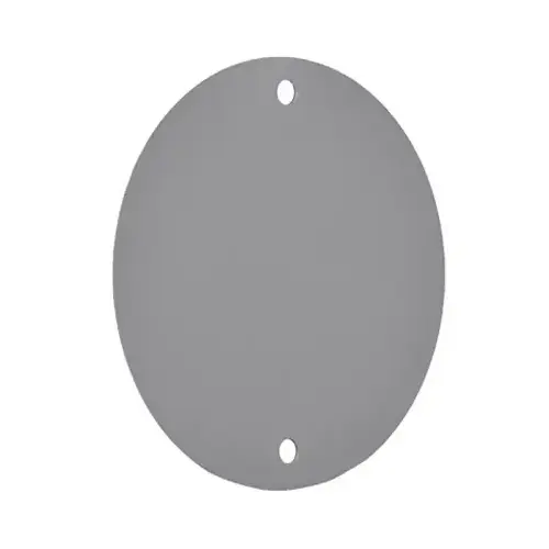 Weatherproof Round Blank Cover, Gray Weatherproof Round Blank Cover, Gray
