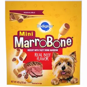 Pedigree K3213800 Mini Marrowbone Dog Treat, For Small Dogs, 15-oz.
