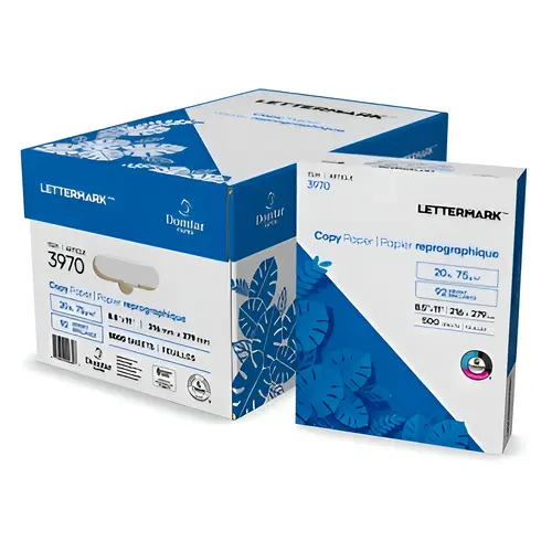 White Bond Copier Paper, 500 Sheets, 8-1/2" X 11" Size, Multi-Purpose Office Paper For Printers And Fax Machines