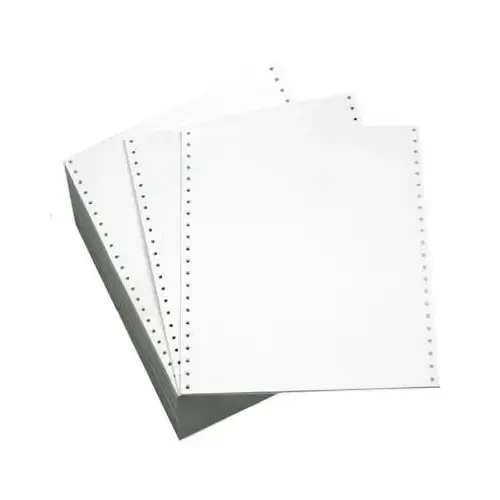 Perforated Computer Paper, White, 9.5 x 11-In., 18-Lb., 3000-Ct.