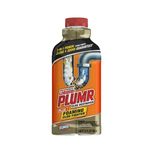 00216 Clog Remover, Liquid, Pale Yellow, Bleach, 17 oz Bottle 00216 Clog Remover, Liquid, Pale Yellow, Bleach, 17 oz Bottle