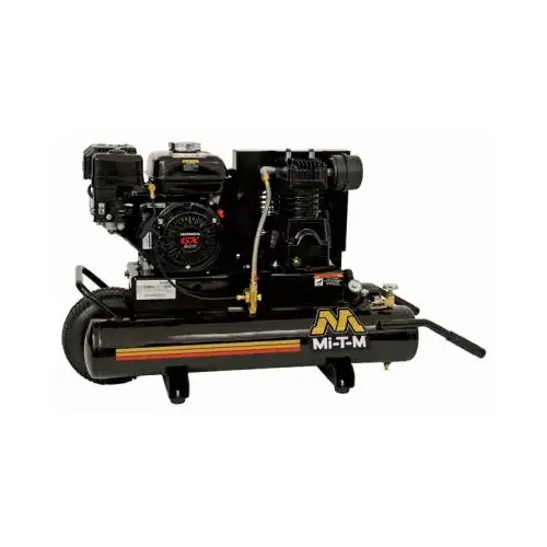 8 Gal. Industrial Single Stage Gas Air Compressor