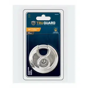 Tru-Guard 1870DTG High-Security Padlock, Shrouded, 2.75-In.