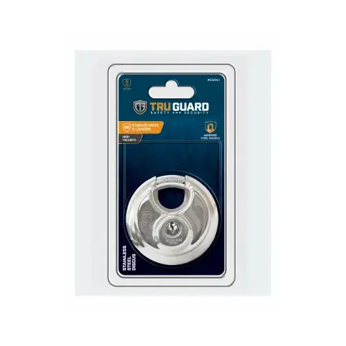 High-Security Padlock, Shrouded, 2.75-In.