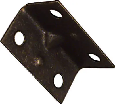 NATIONAL MFG/SPECTRUM BRANDS HHI 1-1/2 x 3/4 In. Antique Brass Corner Brace N226-282