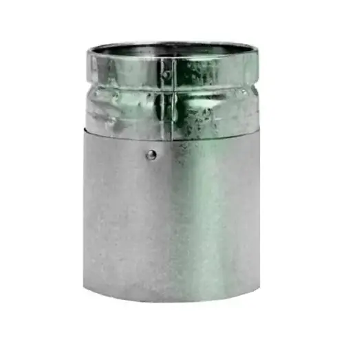 Adapter/Damper Aluminum/Galvanized Steel Silver Stainless
