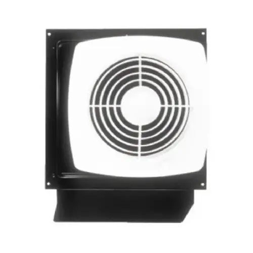 200 CFM Through-The-Wall Exhaust Fan with On/Off Switch White