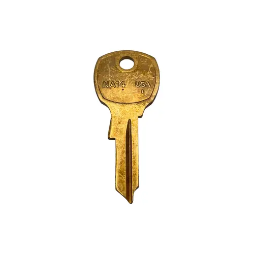 Taylor NCL NA14 Key Blank Brass Finish * Must be Purchased in Multiples of 50 * Gold - pack of 50 Taylor NCL NA14 Key Blank Brass Finish * Must be Purchased in Multiples of 50 * Gold - pack of 50