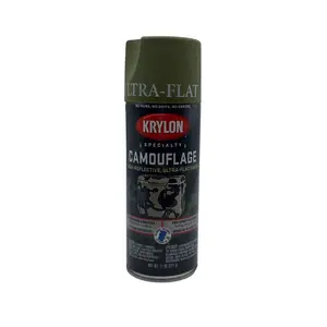 KRYLON 4296 Krylon Camouflage Paint with Fusion for Plastic Technology Camouflage Woodlan