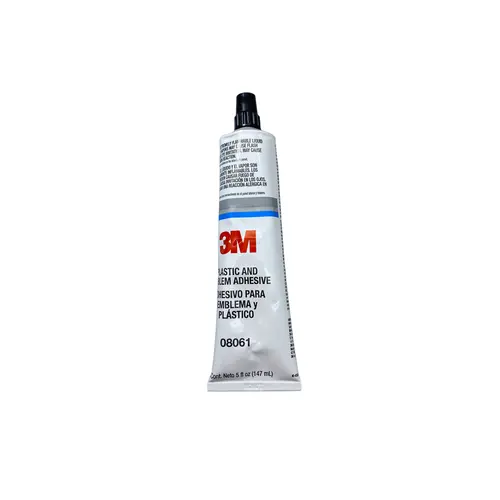 Transfer Plastic and Emblem Adhesive, 5 oz Tube, Liquid, Clear Transfer Plastic and Emblem Adhesive, 5 oz Tube, Liquid, Clear