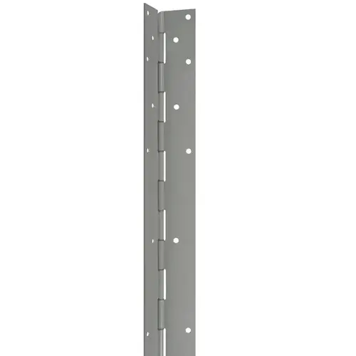 Steel Full Mortise Continuous Hinge 72" x 8" with Hospital Tips Primed Steel Full Mortise Continuous Hinge 72" x 8" with Hospital Tips Primed