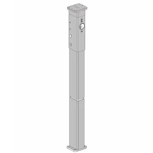 STEEL MULLION ALUM BLANK NO STRIKE PREP STEEL MULLION ALUM BLANK NO STRIKE PREP