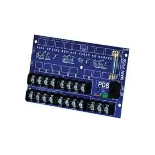 Power Distribution Module, 12/24VDC up to 10A Input, 8 PTC Outputs up to 28VAC/DC Power Distribution Module, 12/24VDC up to 10A Input, 8 PTC Outputs up to 28VAC/DC