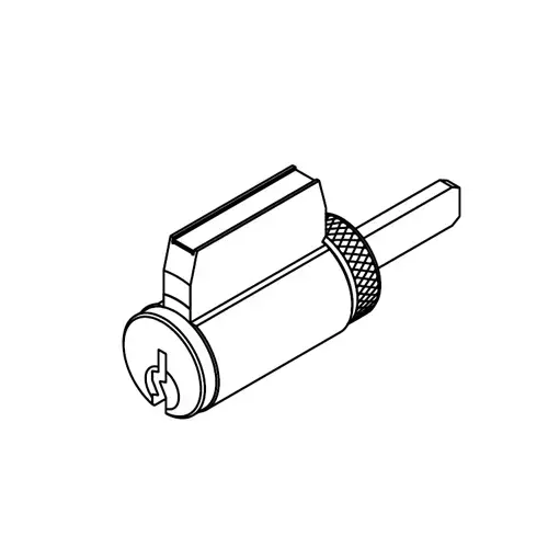 ALX Series Convention Cylinder C145 Keyway Satin Brass Finish ALX Series Convention Cylinder C145 Keyway Satin Brass Finish