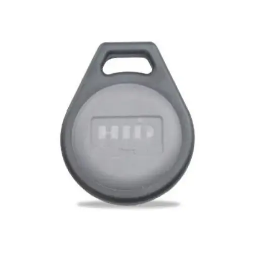 ALHID 1346-Box of 10 Proximity Keyfobs, Gray, Black